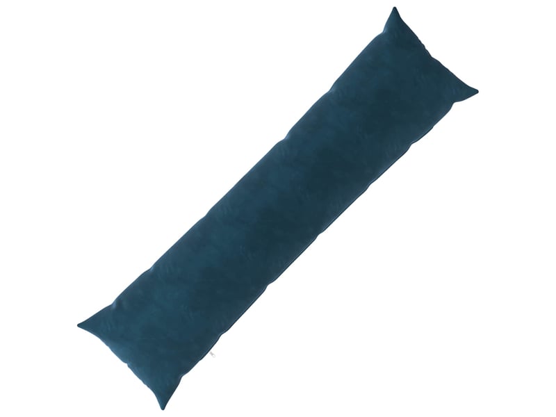  Coussin avec oreiller, coussin décoratifs heerlen bleu 40 x 145 cm velours cf50958  - Conforama B