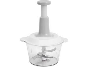 Hachoir manuel,1 pièce 1.5l mixeur manuel coupe oignon manuel avec 3 lames en acier inoxydable hachoir oignon coupe