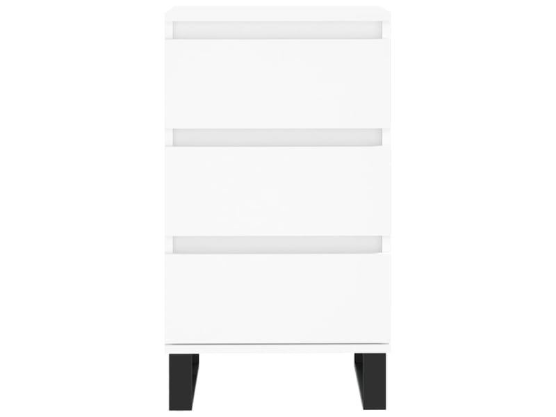  Buffet - bahut - meuble de rangement blanc 40x35x70 cm bois d’ingénierie  - Conforama E