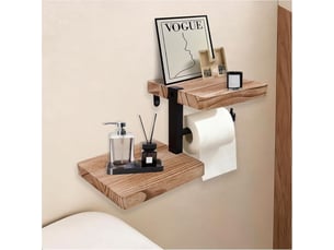 Porte papier toilette mural avec tablette support papier toilette mural avec tagres spacieuses porte-rouleau de pa porte rouleau wc