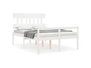 Lit 2 places 140x190 cm    coloris blanc