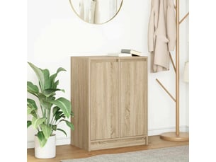 Buffet - bahut - meuble de rangement chêne sonoma 57x34x76 cm bois d'ingénierie