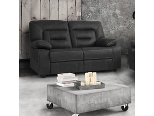 Canapé droit fixe <strong>ALTOBUY</strong> <strong>ORTOLIS</strong> 2 places Polyester gris