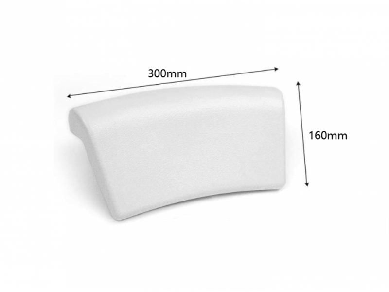  Oreiller de bain, oreiller de bain imperméable en pu, oreillers de bain, oreiller de bain à ventouses, oreiller de baignoire ergonomique  - Conforama D