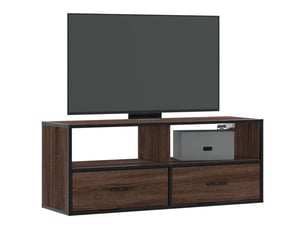 Meuble tv coloris marron 100 cm <strong></strong>  <strong></strong>