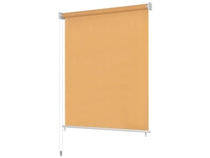 Store enrouleur, store roulant d'extérieur 165 (l) x 140 (h) cm beige cf47343