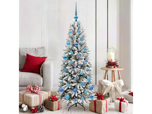 Sapin de noël - arbre de noël artificiel blanc 150 cm
