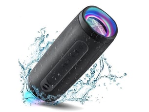 Enceinte bluetooth portable 10w stéréo avec subwoofer rgb ipx5 type-c autonomie 15h