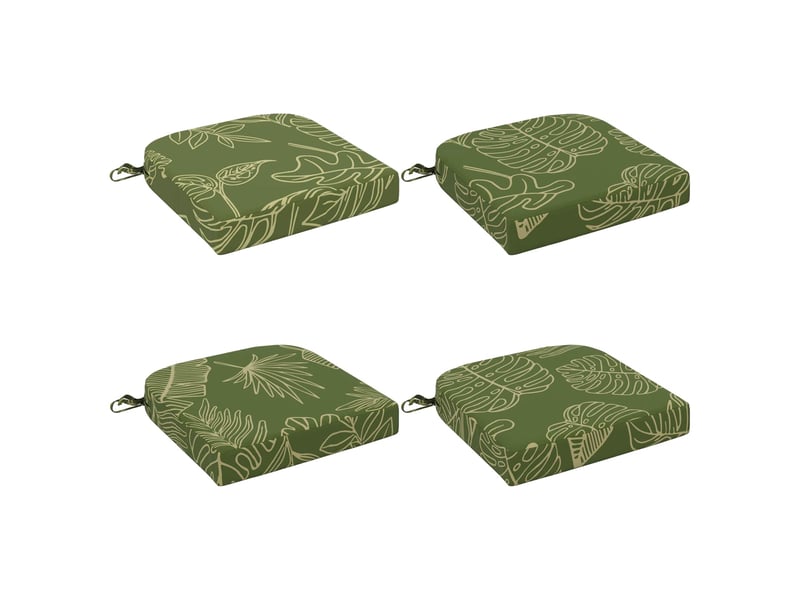  Lot de 4 coussins de siège, coussins d'assise soest 100 % polyester cf60758  - Conforama A