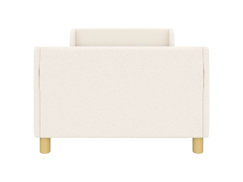  Cadre de lit pour enfants - lit jeune avec tête de lit crème 90 x 190 cm  - Conforama E