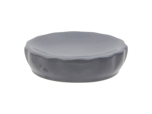 Porte-savon colorama en céramique d.11cm gris