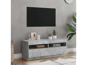 Meuble tv coloris gris 100 cm <strong></strong>  <strong></strong>