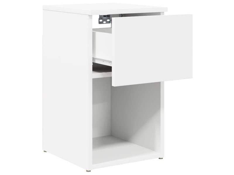  Table de chevet - table de lit 2 pièces blanc 29 x 31,5 x 49 cm  - Conforama E
