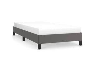 Lit simple 100x200 cm    coloris gris