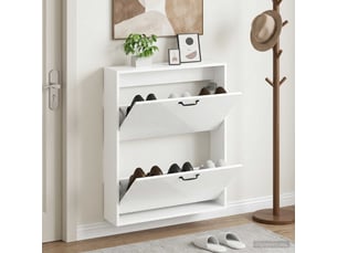 Meuble à chaussures 3 paire(s)  <strong></strong>  <strong></strong> coloris blanc
