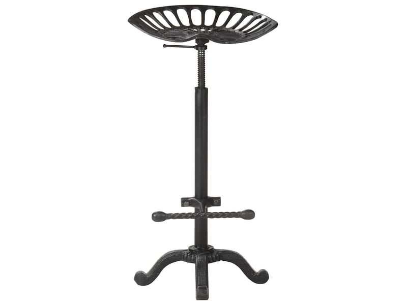  Tabouret de bar, chaise de bar noir fonte  - Conforama A