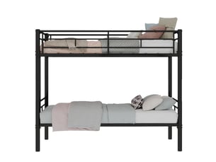 Lit superposé 90x190 cm <strong></strong> <strong></strong> coloris noir