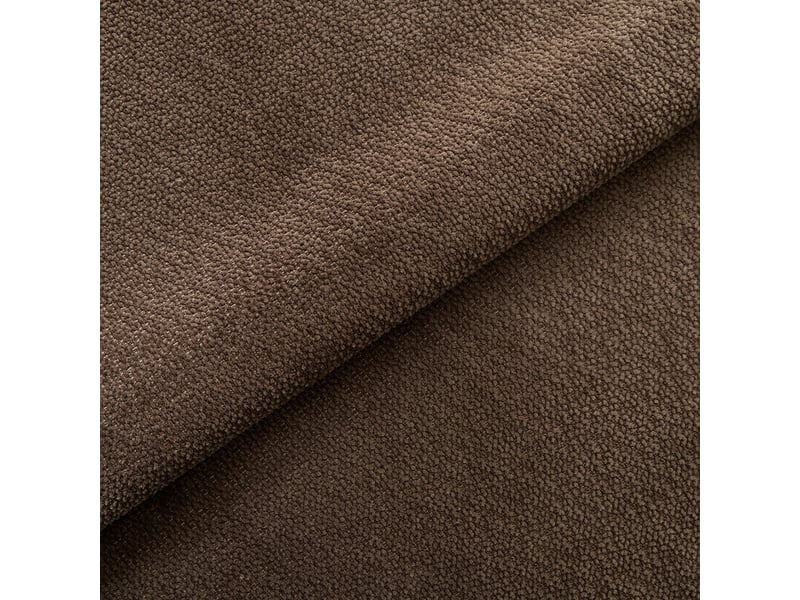  Fauteuil pivotant en velours bouclé brun expresso aspen APF25VBBE - Conforama C