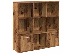 Meuble dev rangement vieux bois 98x29x97,5 cm bois d'ingénierie