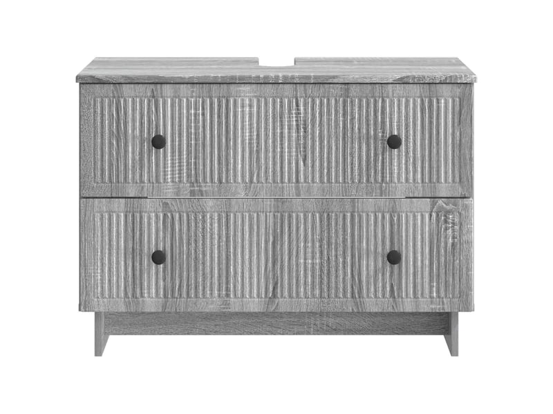 Meuble sous lavabo de salle de bain ede sonoma gris cf64882 - Conforama D