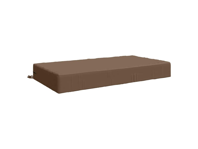  Coussin d'assise, coussin pour chaisecanapé soest 100 % polyester taupe 120 x 80 x 15 cm cf51498  - Conforama A