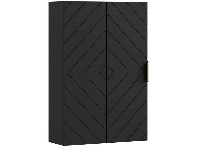  Armoire murale de salle de bain, armoire à pharmacie murale meuble de rangement avec étagère réglable  - Conforama A