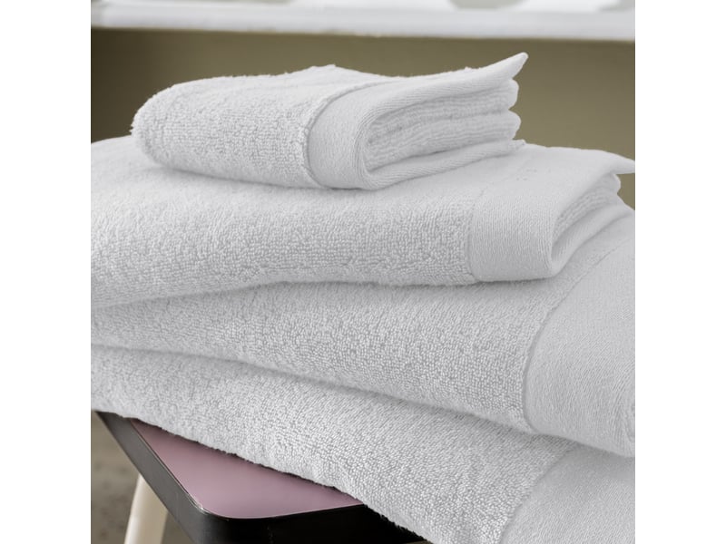  Pack complet 10 pièces softy salle de bain 100 % coton zero twist – 600 gm²  - Conforama B