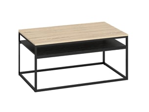 Table basse rectangulaire coloris bicolore BEAUNIV - 59.8 cmx100 cm