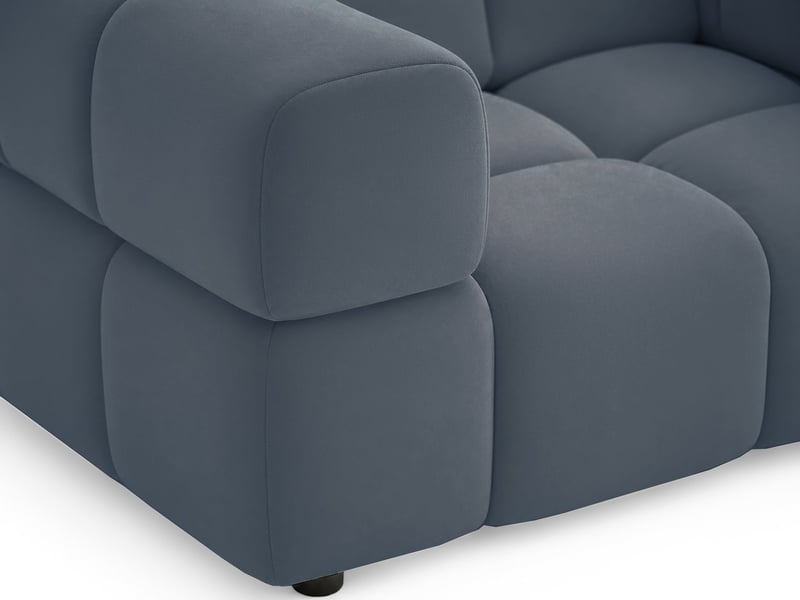 Selsey hollme - fauteuil coque - 150 cm - velours bleu clair Hollme - Conforama E