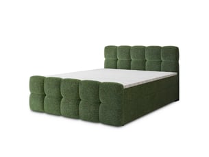 Lit avec rangement 160x200 cm <strong>MASSENO</strong> <strong></strong> coloris vert