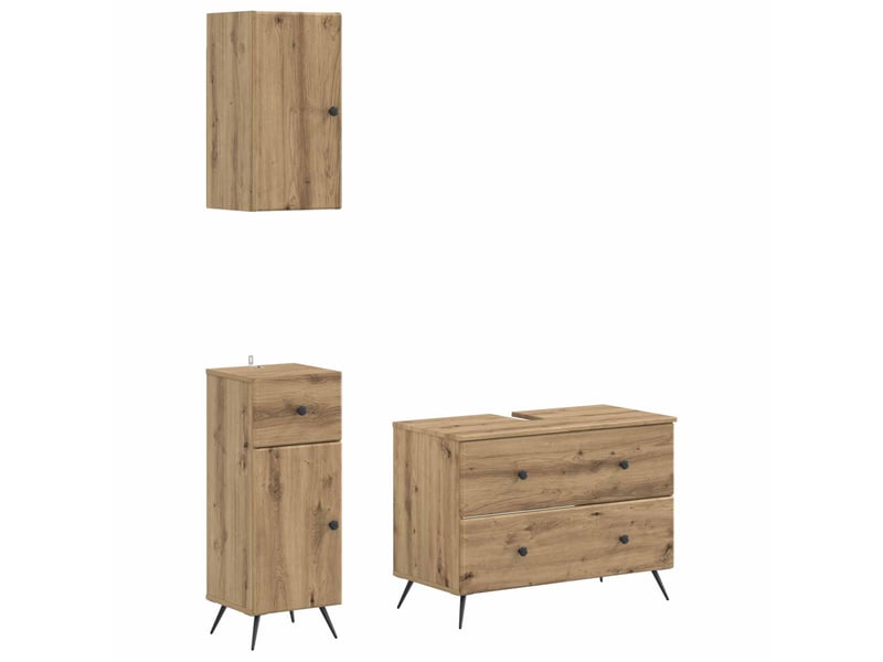  Ensemble de meuble de salle de bain 3 pièces breda cf63336  - Conforama A