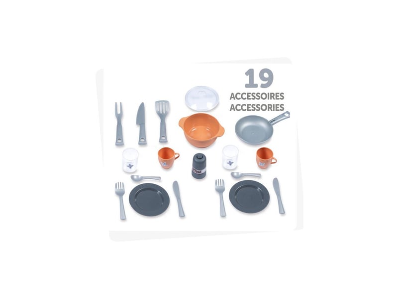  Cuisine de jeu romarin avec 19 accessoires et plaques electroniques SMO3032163118015 - Conforama B