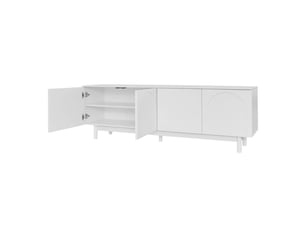 Meuble tv coloris blanc  SOGEU  
