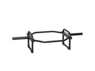 Barre olympique hexagonale 5 cm, 300 kg, chargement facile, pour développé couché, soulevé de terre, squats et charges lourdes.