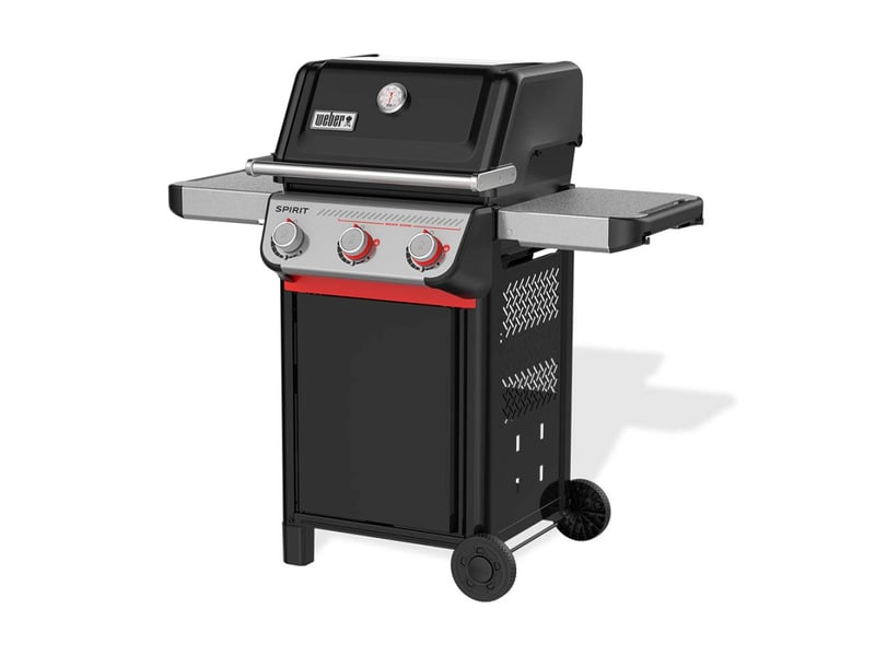 Barbecue à gaz spirit e-325 + rôtissoire - weber - Conforama D