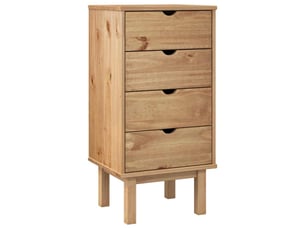 Commode 1 tiroir(s) <strong></strong> <strong></strong> coloris marron largeur 45 cm