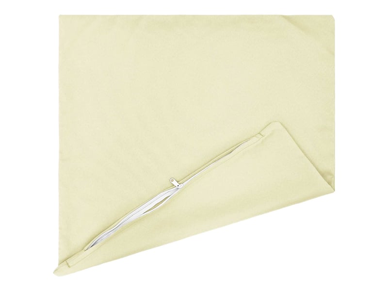  Lot de 2 housses de coussin heerlen crème 80 x 80 cm polyester cf49438  - Conforama E