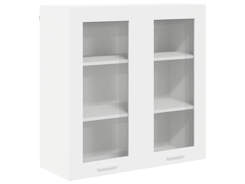  Meuble de rangement cuisine, armoire suspendue blanc 80x31x80cm bois d'ingénierie shl5951  - Conforama A