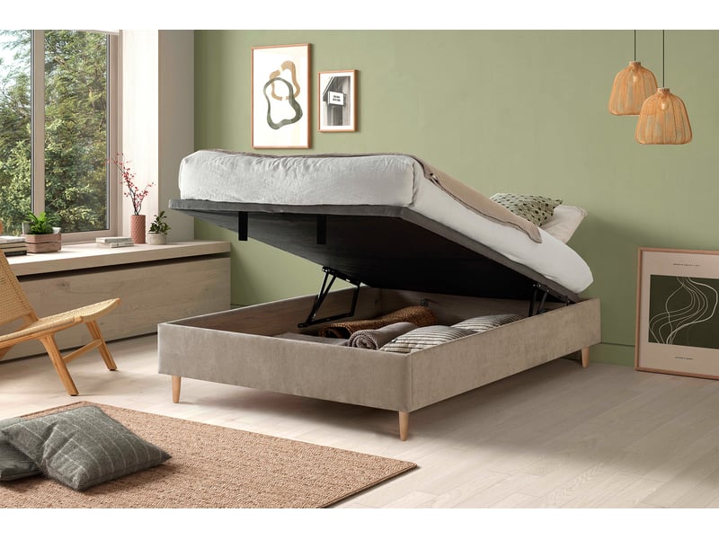 Sommier coffre 160x200 cm VOLTAIRE - Conforama W