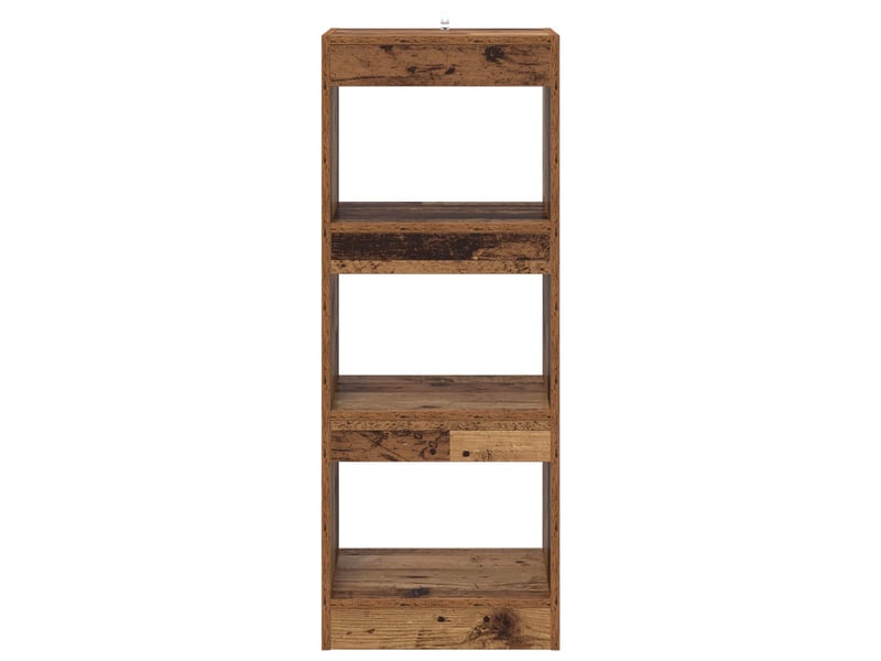  Bibliothèque 3 niveaux, armoire à livres 40 x 30 x 103 cm bois d'ingénierie  - Conforama E