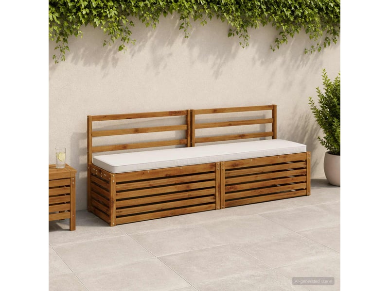  Coussin de banc, coussin d'assise, coussin pour chaisecanapé 1 pièce vught 100 % polyester blanc cf51646  - Conforama B
