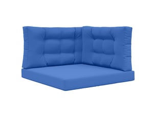 Coussin de canapé d'extérieur, coussin de chaise polyester bleu royal 80 x 80 cm cf54042