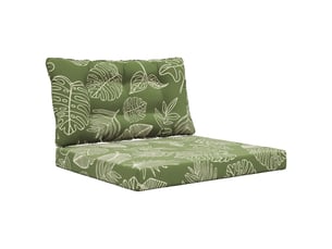 Coussin de canapé d'extérieur, coussin de chaise polyester modèle feuille cf54099