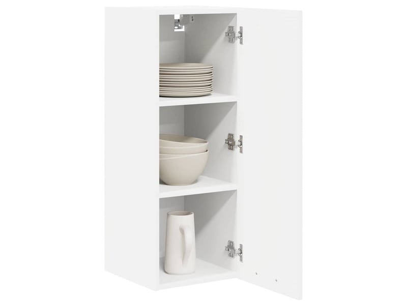  Meuble de rangement cuisine, armoire suspendue 2 pcs blanc bois d'ingénierie shl3761  - Conforama C