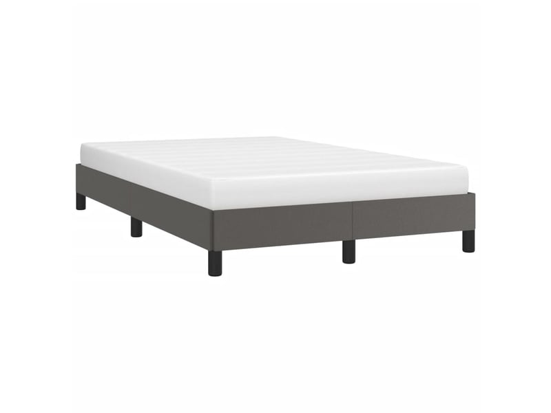  Lit double- lit adulte -  cadre de lit sans matelas gris 120x190 cm similicuir  - Conforama C