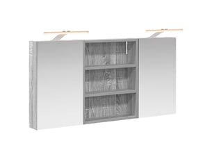 Ensemble de meubles de salle de bain 3 pcs 100x10.5x50 cm shl4185