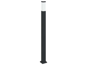 Borne lumineuse, lampadaire 110 cm noire ip44