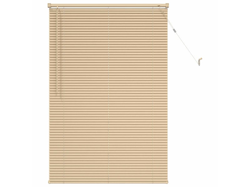  Store vénitien, store de fenêtre marron clair avec motif 150 x 100 cm 25 mm pvc cf47928  - Conforama A