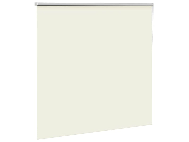 Store enrouleur occultant, store à rouleau blanc cassé 165x175 cm largeur tissu cf45543 - Conforama C