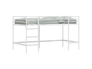Lit simple 80x200 cm    coloris blanc
